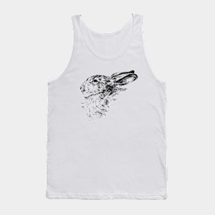 Rabbit - black Tank Top